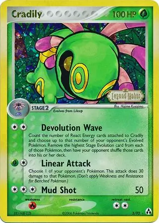 Cradily Reverse Holo 3 Normal