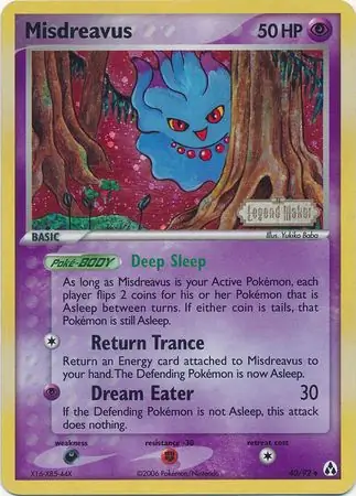 Misdreavus Reverse Holo 40 Normal