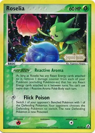 Roselia Reverse Holo 42 Normal