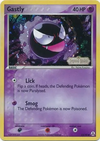 Gastly Reverse Holo 52 Normal