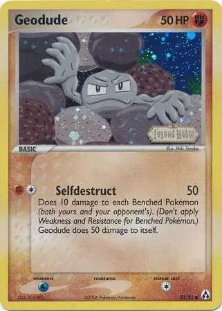 Geodude Reverse Holo 53 Normal