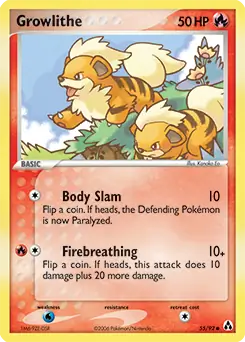 Growlithe 55 Normal