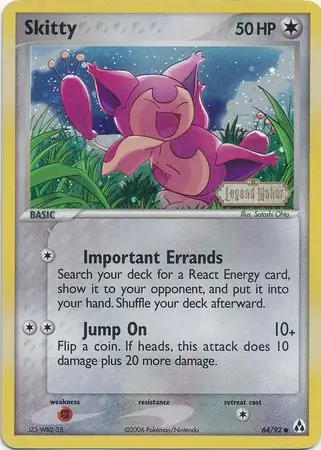 Skitty Reverse Holo 64 Normal