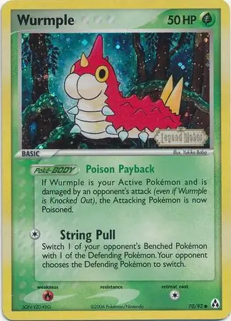 Wurmple Reverse Holo 70 Normal