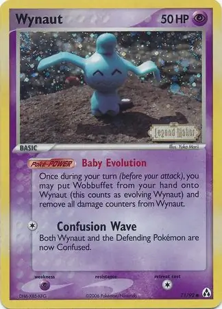 Wynaut Reverse Holo 71 Normal
