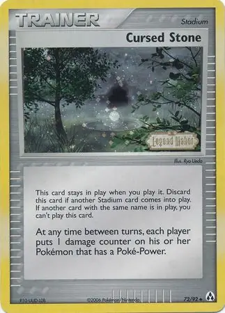 Cursed Stone Reverse Holo 72 Normal