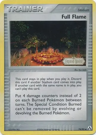 Full Flame Reverse Holo 74 Normal