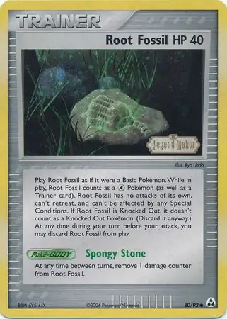 Root Fossil Reverse Holo 80