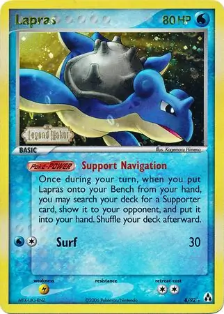 Lapras Reverse Holo 8 Normal