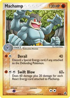 Machamp Holo 9