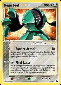 Registeel Gold Star 92 Normal