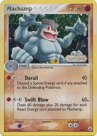 Machamp Reverse Holo 9 Normal