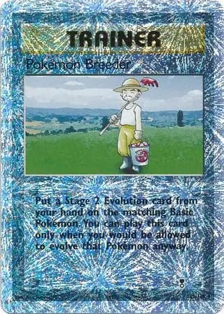 Pokemon Breeder Reverse Holo 102 Normal