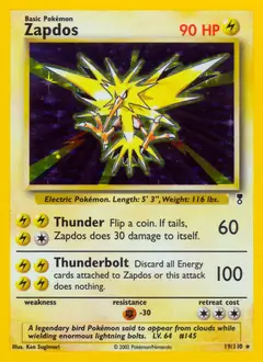Zapdos Holo 19