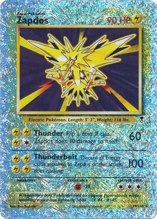 Zapdos Reverse Holo 19 Normal
