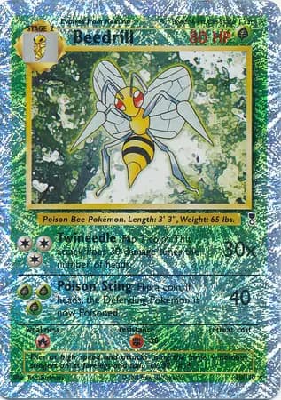 Beedrill Reverse Holo 20 Normal