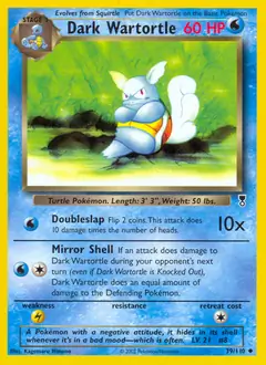 Dark Wartortle 39 Normal