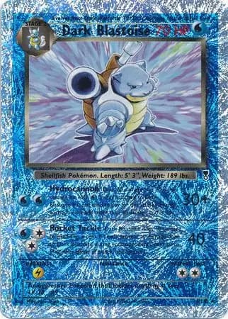 Dark Blastoise Reverse Holo 4 Normal