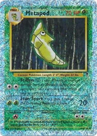 Metapod Reverse Holo 54 Normal