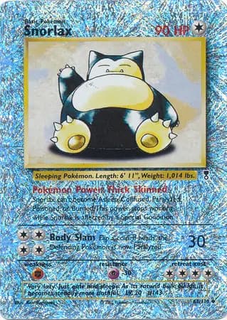Snorlax Reverse Holo 64