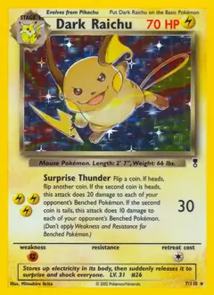 Dark Raichu Holo