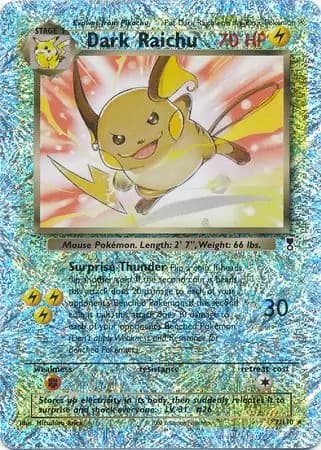 Dark Raichu Reverse Holo 7 Normal