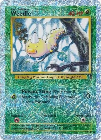 Weedle Reverse Holo 99 Normal
