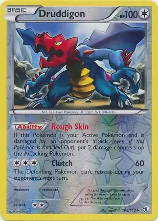 Druddigon Reverse Holo 106 Normal
