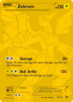 Full Art Zekrom Secret 115 Normal
