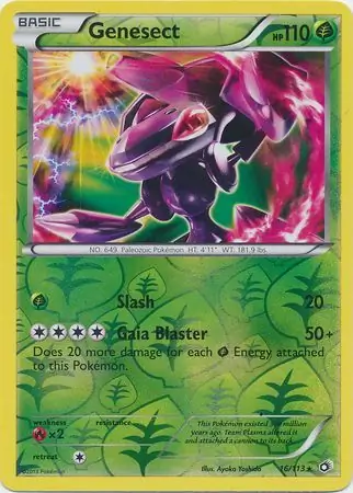 Genesect Reverse Holo 16 Normal
