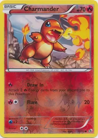 Charmander Reverse Holo 17 Normal