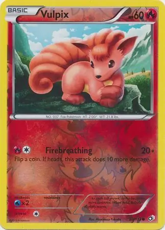 Vulpix Reverse Holo 20 Normal