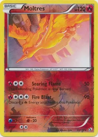 Moltres Reverse Holo 22 Normal
