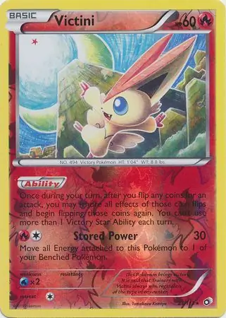 Victini Reverse Holo 23 Normal