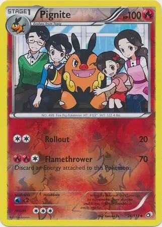 Pignite Reverse Holo 26 Normal