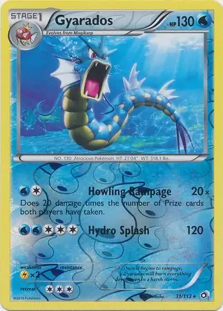 Gyarados Reverse Holo 31 Normal