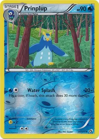 Prinplup Reverse Holo 34