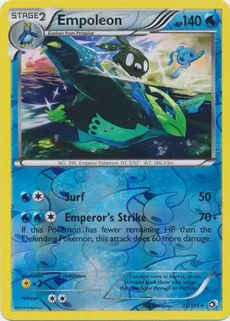 Empoleon Reverse Holo 35 Normal