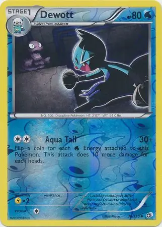 Dewott Reverse Holo 38 Normal