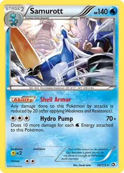 Samurott Holo 39 Normal