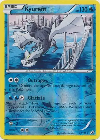 Kyurem Reverse Holo 43