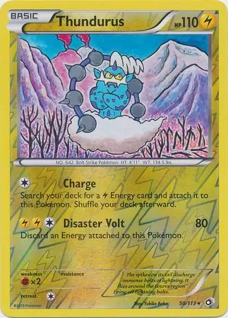 Thundurus Reverse Holo 50 Normal