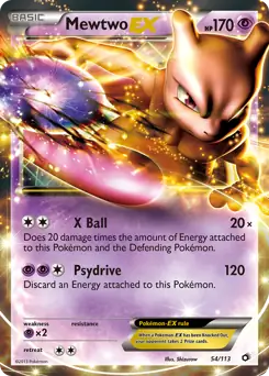 Mewtwo EX 54 Normal