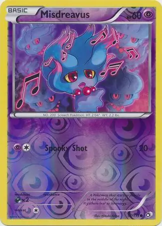 Misdreavus Reverse Holo 57 Normal