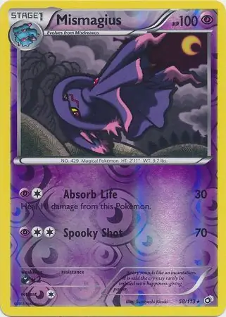 Mismagius Reverse Holo 58