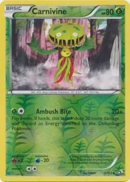 Carnivine Reverse Holo