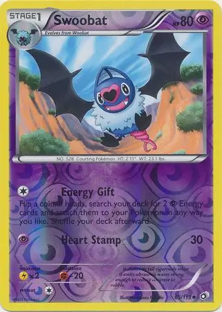 Swoobat Reverse Holo 65 Normal