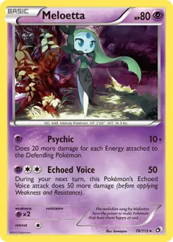 Meloetta Holo 78 Normal