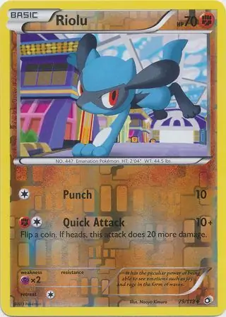 Riolu Reverse Holo 79 Normal