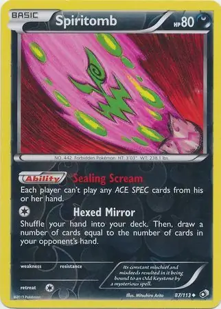 Spiritomb Reverse Holo 87 Normal